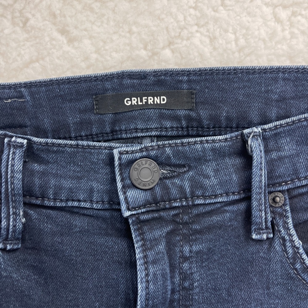 GRLFRND Kendall‎ Skinny Leg Jeans Womens Size 29 Blue Denim High-Rise USA Made - Picture 11 of 16